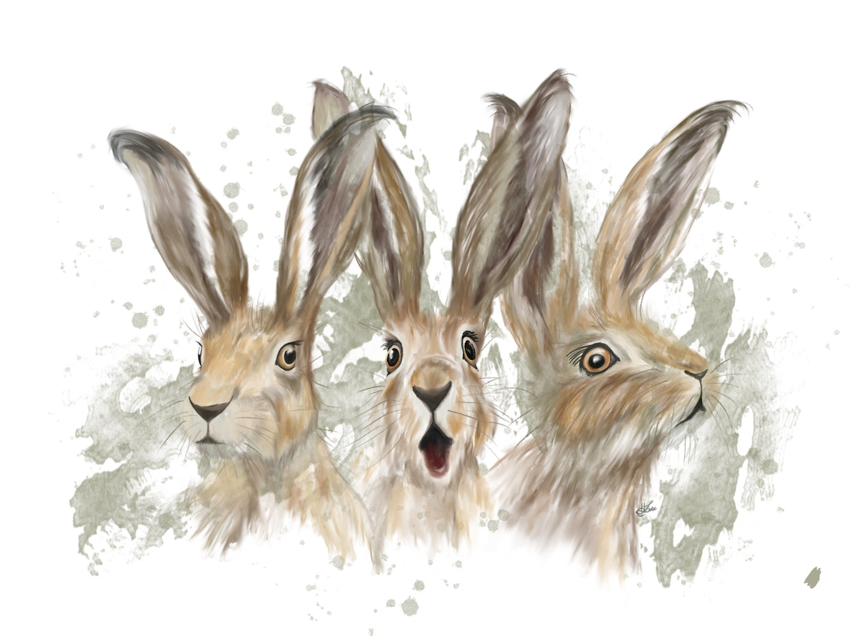Trio of Hares