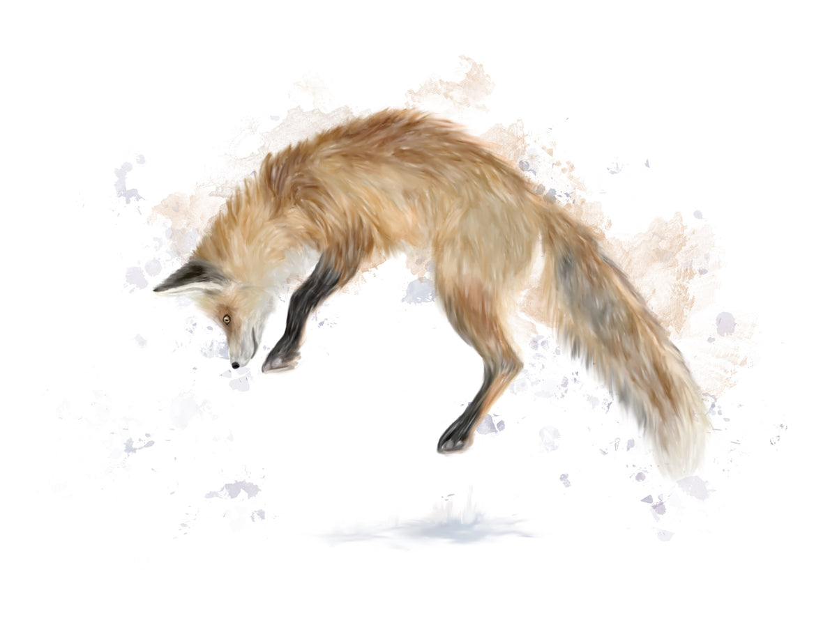 Leaping Fox